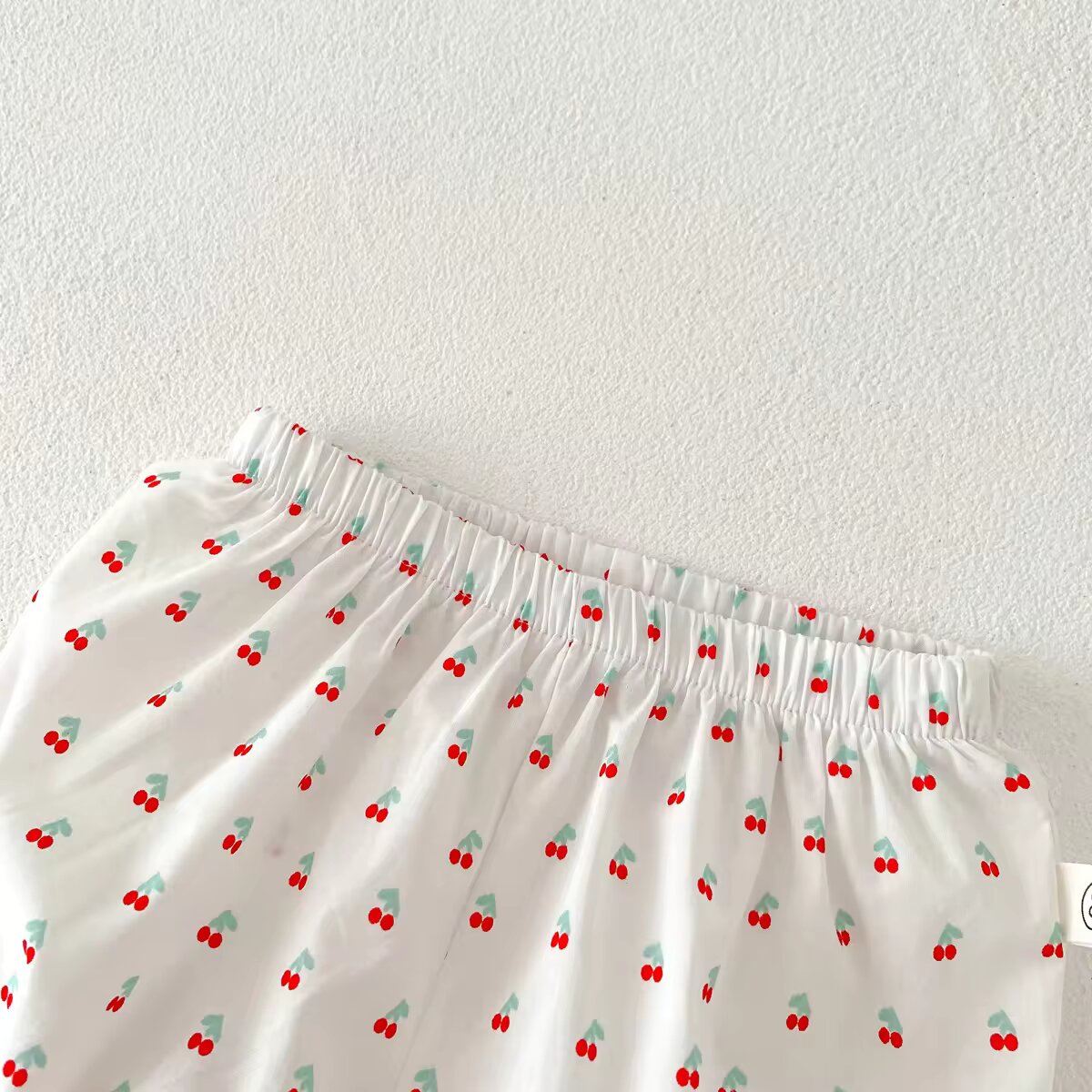 cheery print Halter dress