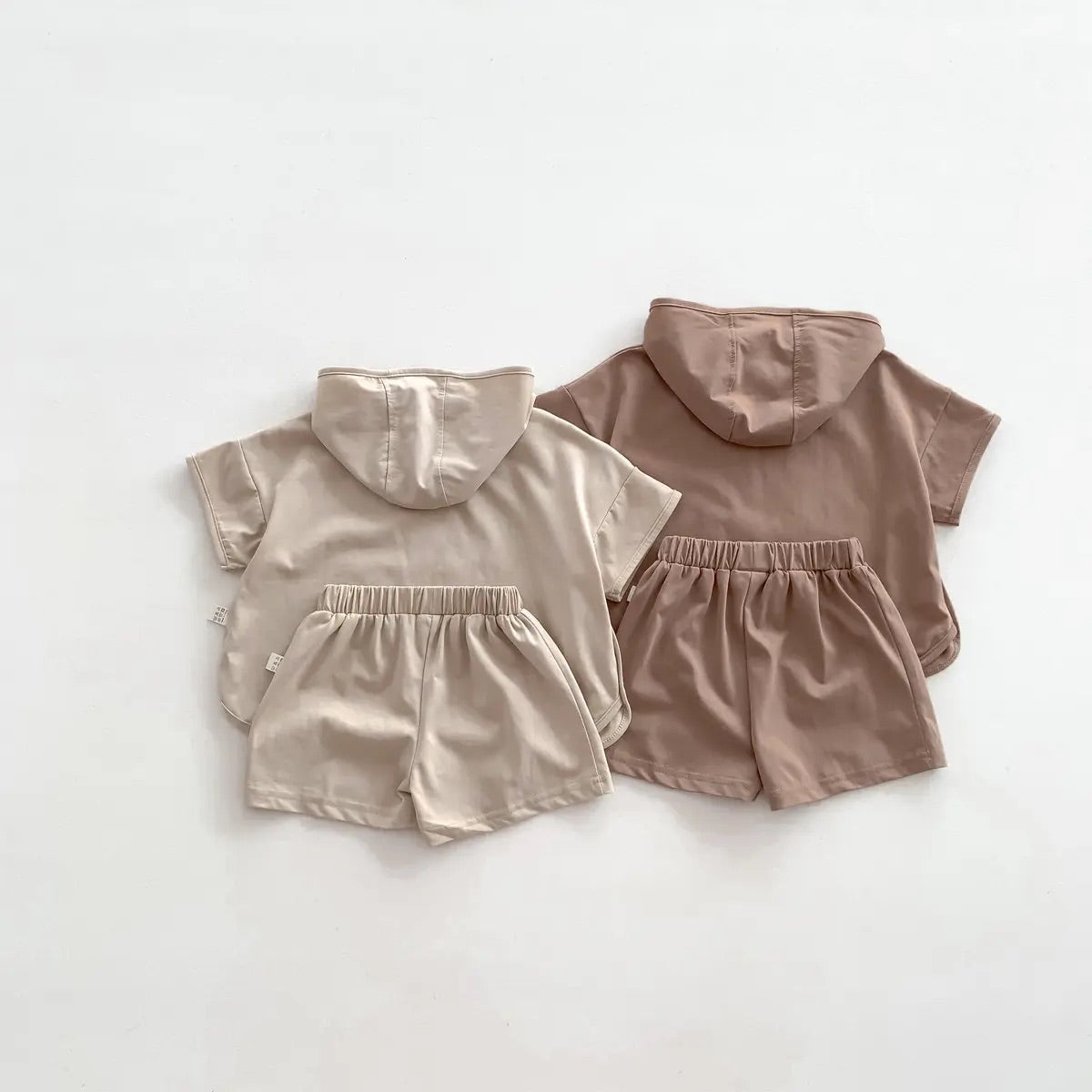 Smile Hoodie & Shorts Set