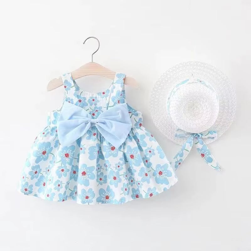 Blue Blossom Dress & Hat๐ธ๐