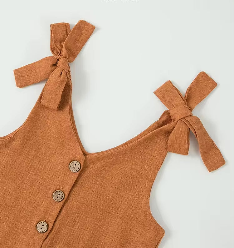 Linen Jumpsuit with knots