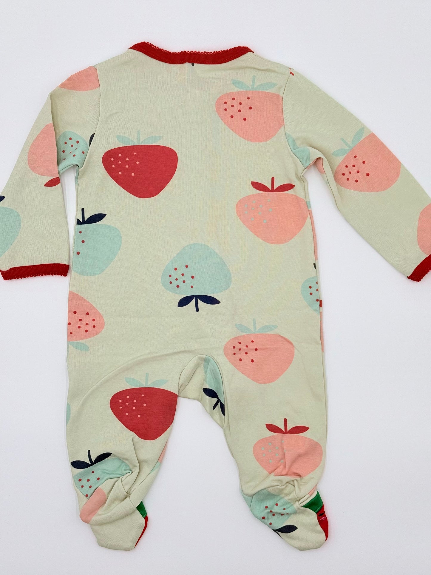 Berry Sweet Zipper Baby Pajamas