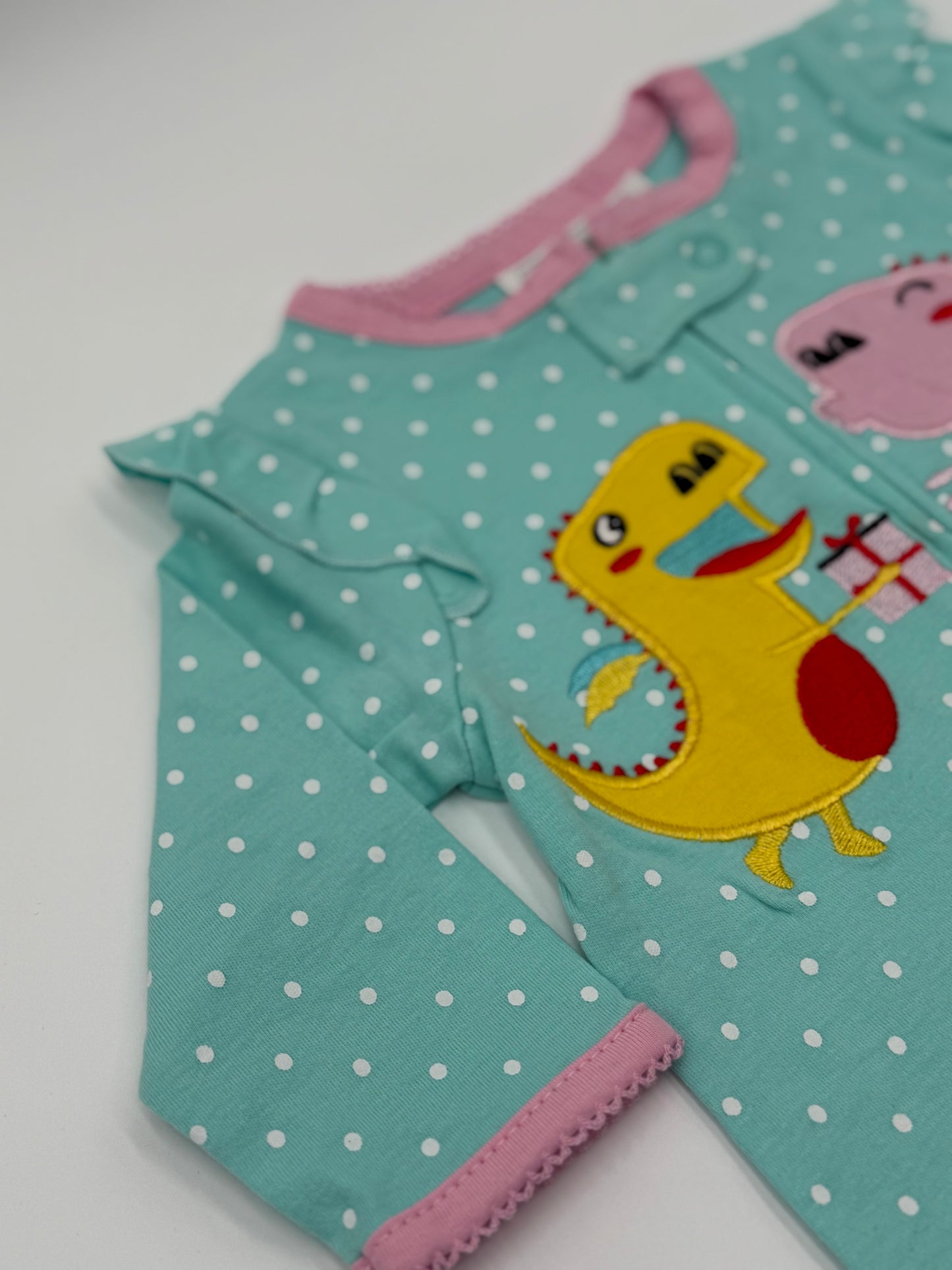Polka Dot Dino Pajamas