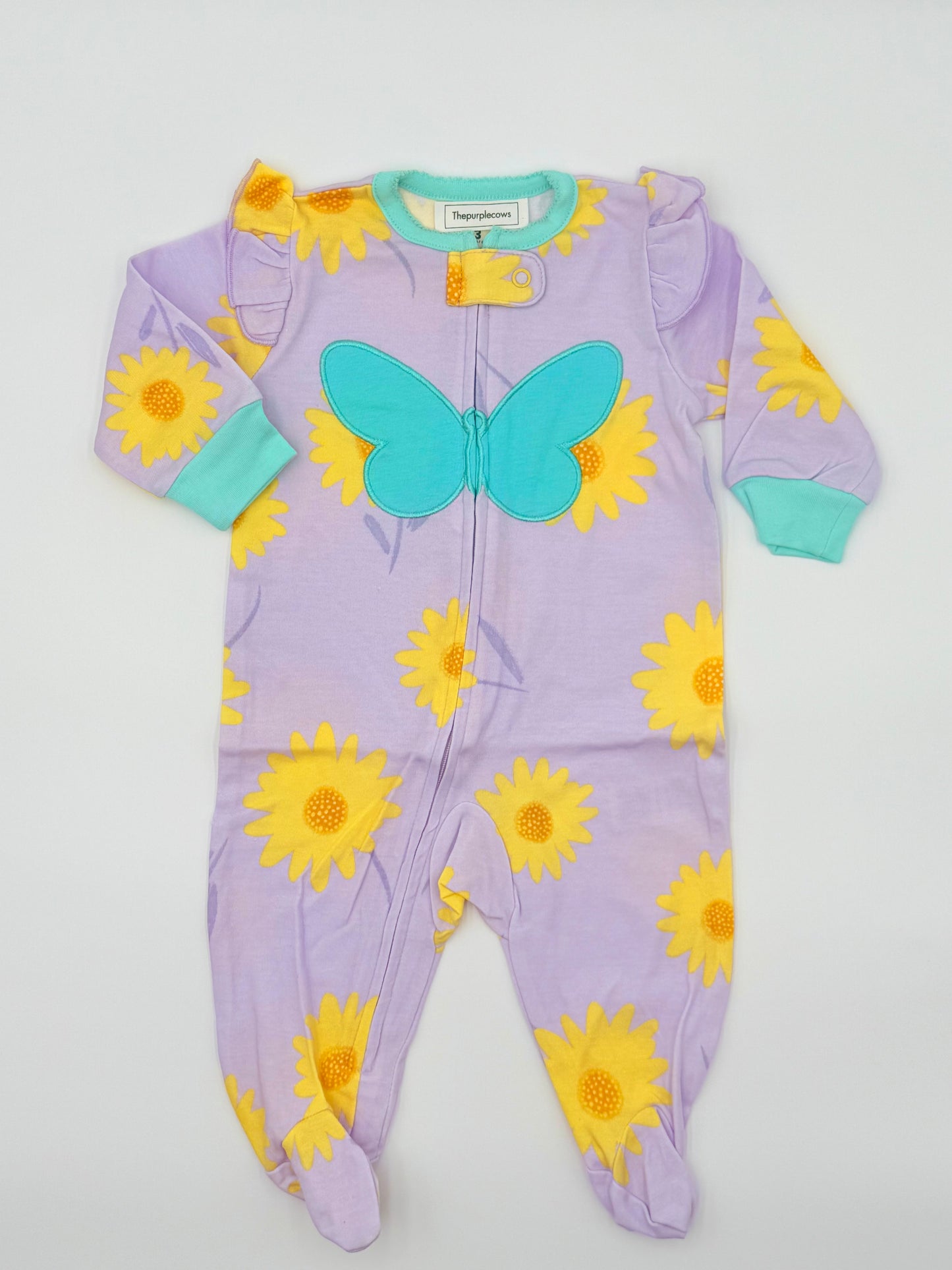 Sunflower Dream Baby Pajamas