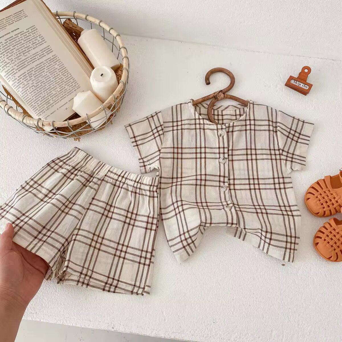 Cozy Plaid Two-Piece Set