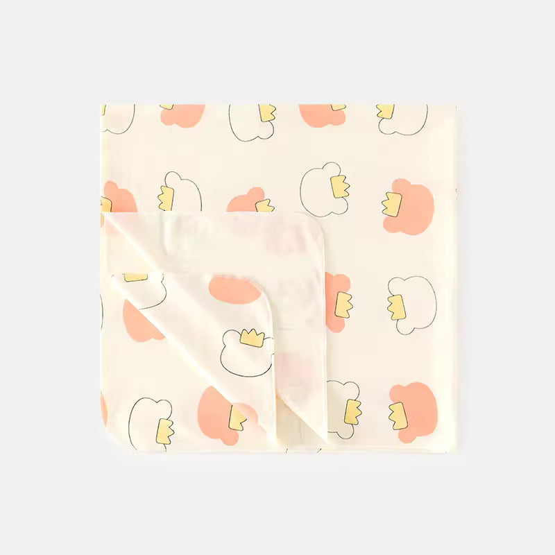 Orange Princess Organic Cotton Baby Blanket