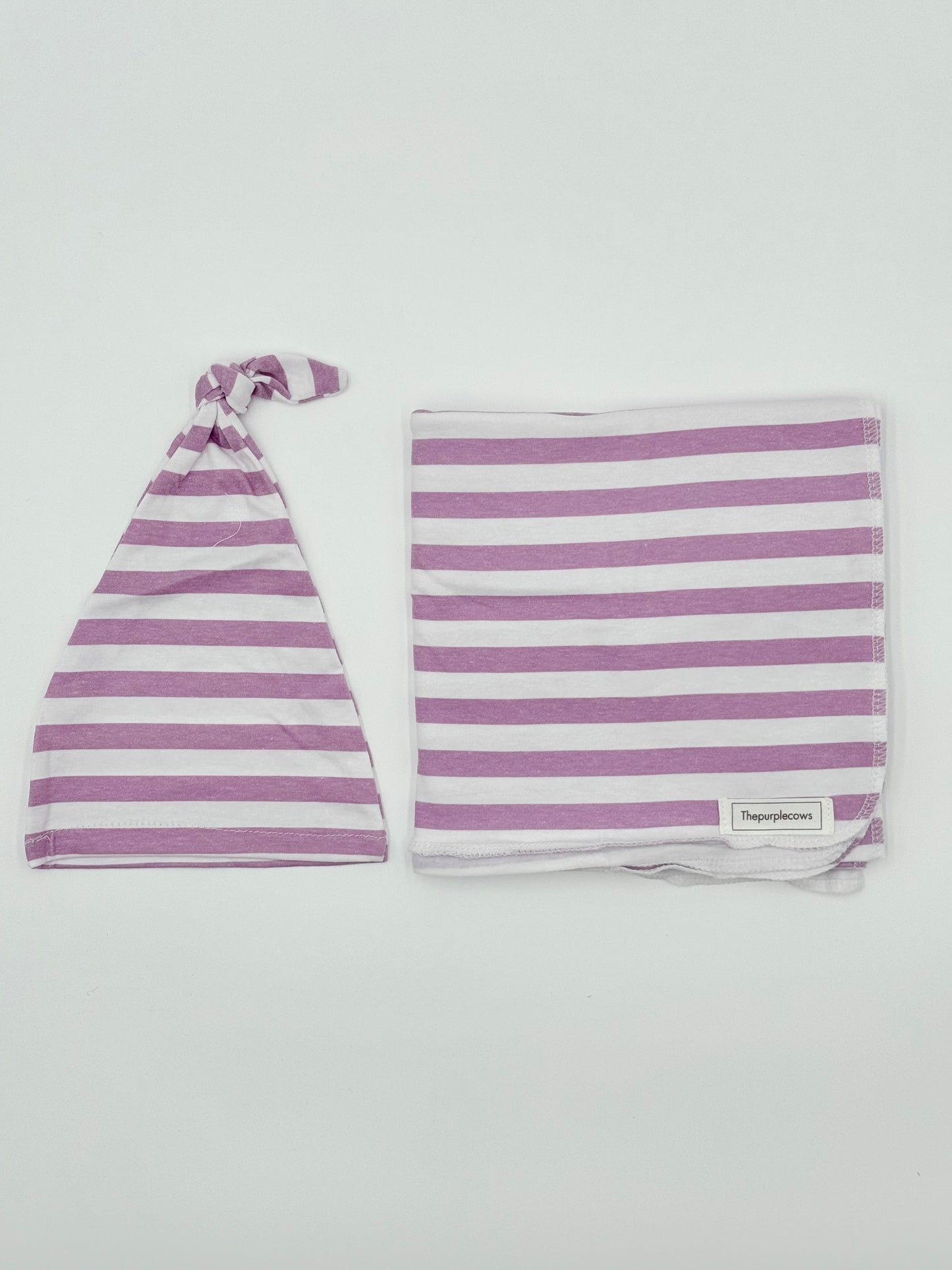 Vertical strips Swaddle Blanket